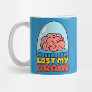 Lost My Brain // Cute Brain Doodle Mug